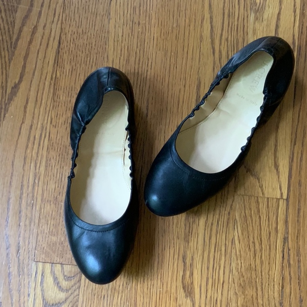 J. Crew Black Flats